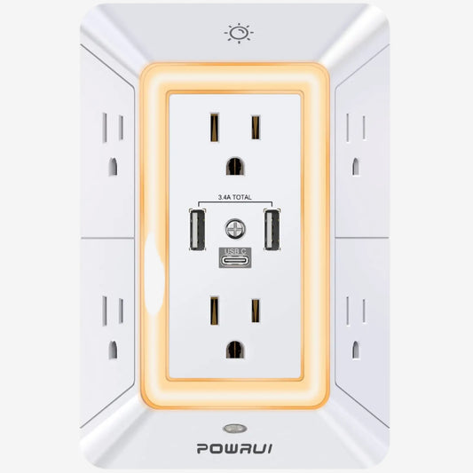 Multi-Plug Outlet Surge Protector