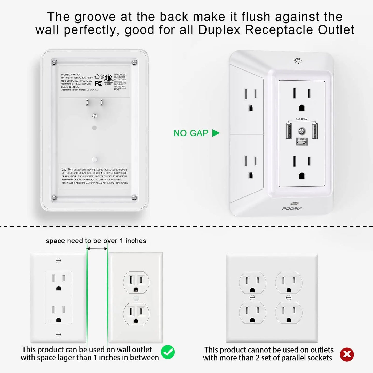 Multi-Plug Outlet Surge Protector