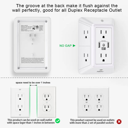 Multi-Plug Outlet Surge Protector