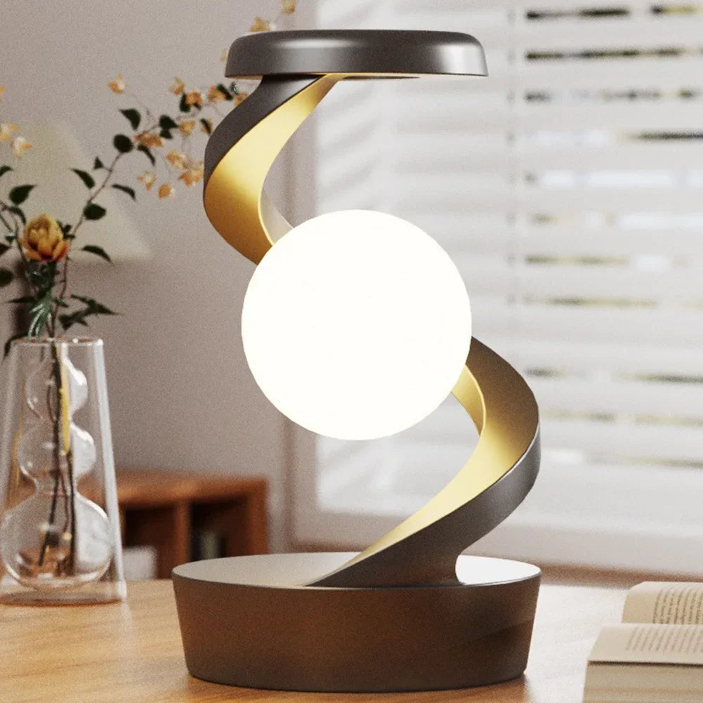 Luxxs™ Moon Floating Bedside Lamp | With wireless Charging.