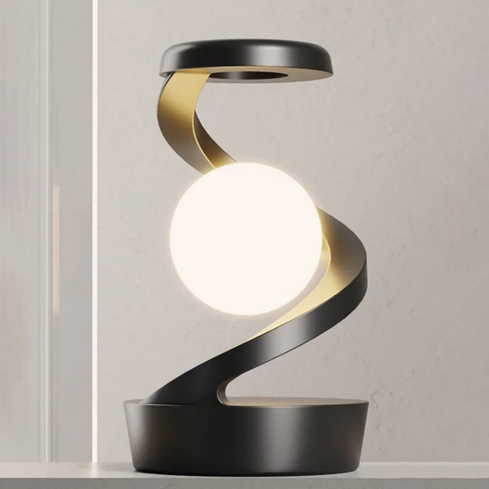 Luxxs™ Moon Floating Bedside Lamp | With wireless Charging.