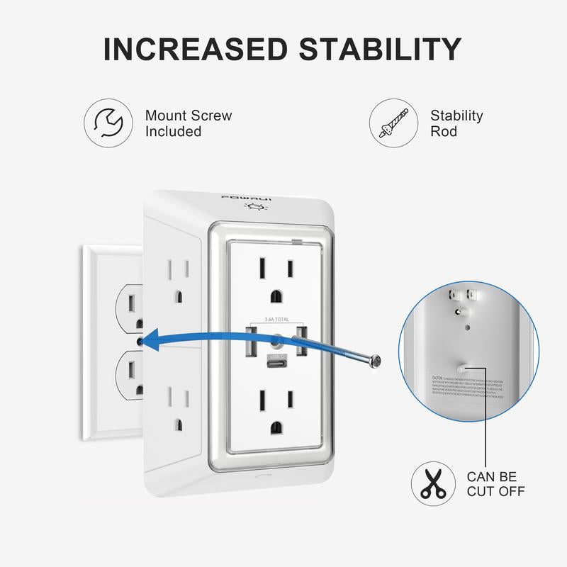 Multi-Plug Outlet Surge Protector